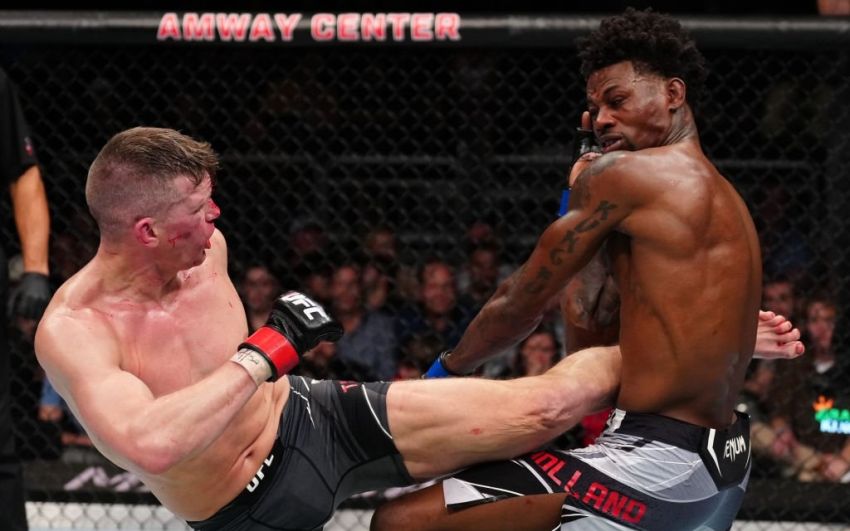 Стивен Томпсон ярко перебил и заставил сдаться Кевина Холланда на UFC on ESPN 42