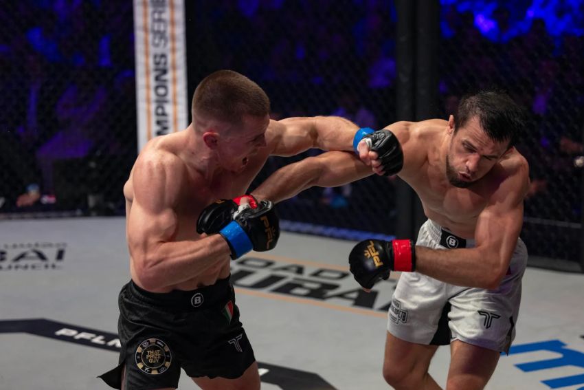 Усман Нурмагомедов сохранил титул в бою с Полом Хьюзом на PFL Road to Dubai Champions Series