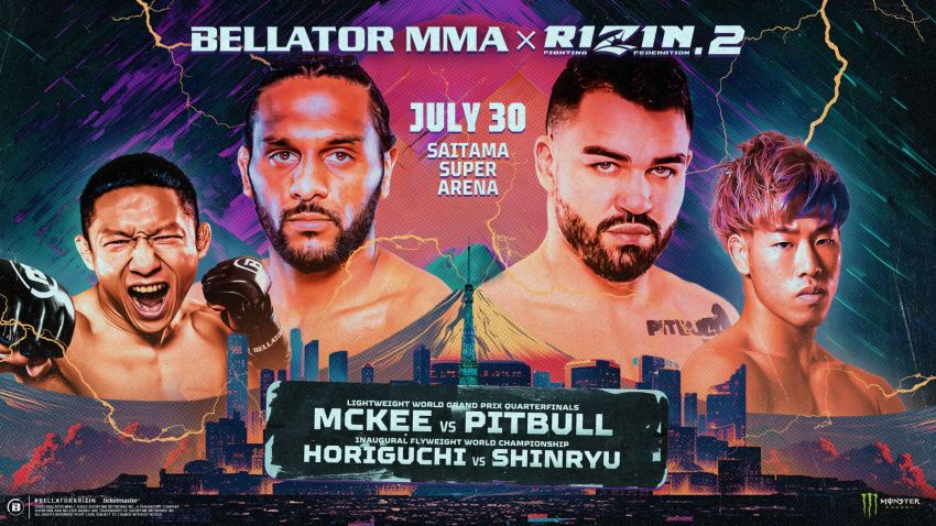 Прямая трансляция Bellator vs Rizin 2