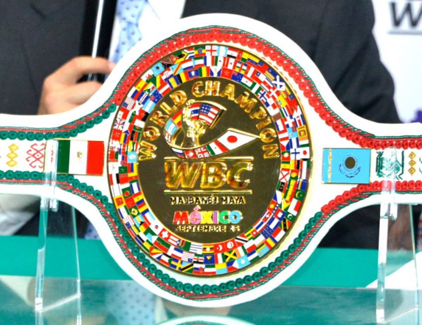 WBC представили уникальный пояс для победителя поединка Головкин-Альварес