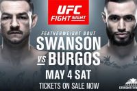 Видео боя Каб Свонсон - Шейн Бургос UFC Fight Night 151