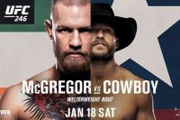 UFC 246 Конор МакГрегор - Дональд Серроне. Смотреть онлайн прямой эфир