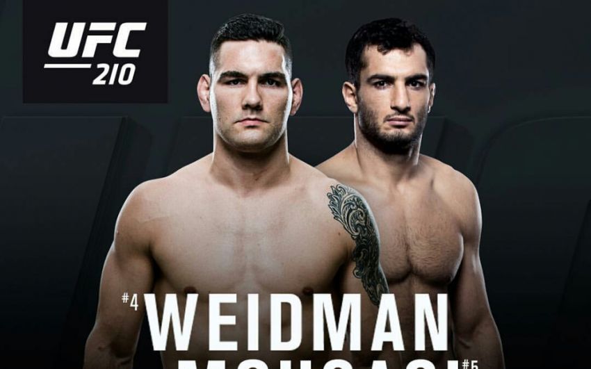 Официально: Крис Вайдман - Гегард Мусаси на UFC 210