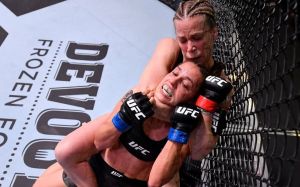 Кэтлин Чукагян уверенно победила Антонину Шевченко на UFC on ESPN 9