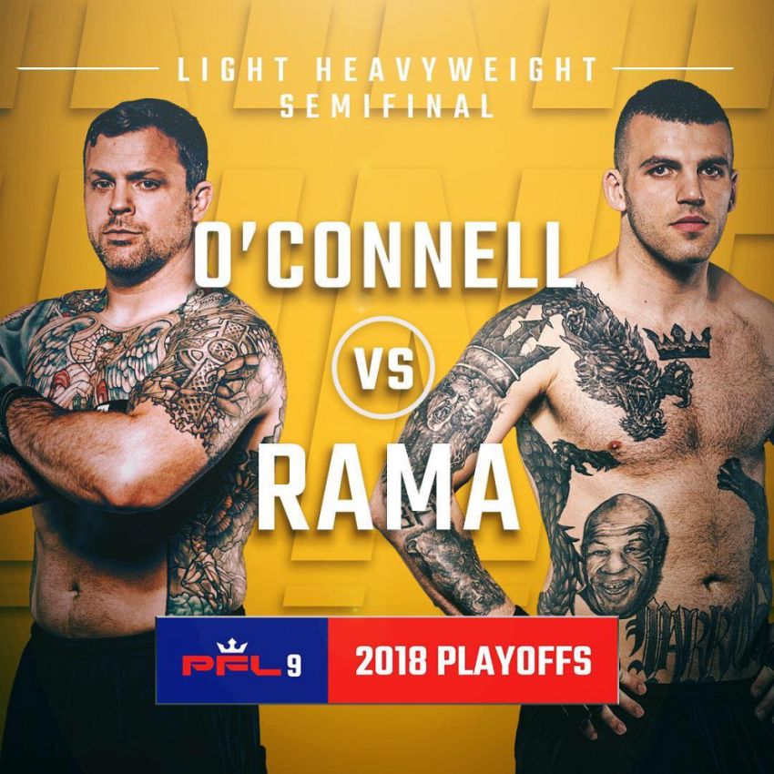 Видео боя Шон О'Коннелл - Смилиньо Рама PFL 9