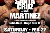 Прямая трансляция боксерского шоу Лео Санта Круз vs. Кико Мартинез