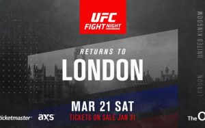 UFC официально объявила турнир в Лондоне 21 марта 2020 года