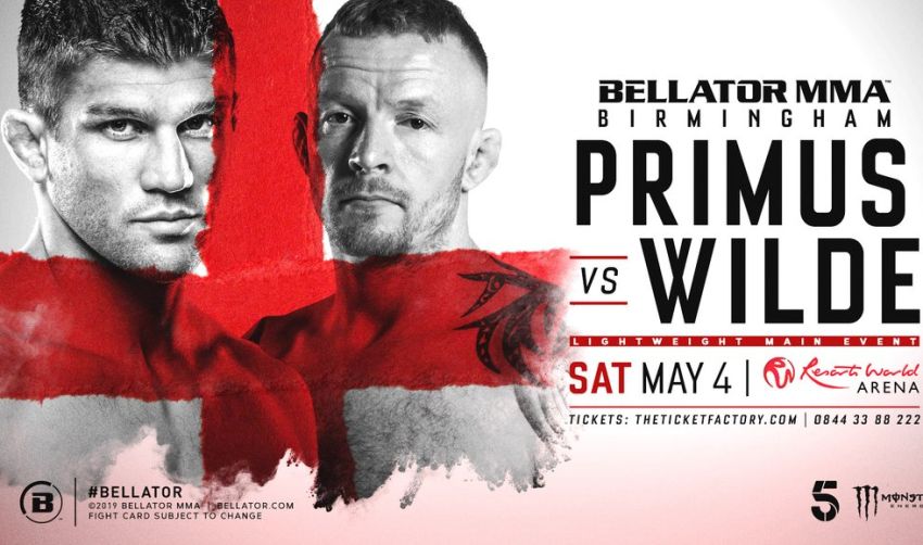 Файткард турнира Bellator Birmingham: Брент Примус - Тим Уайлд