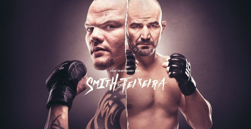 Файткард турнира UFC Fight Night 171: Энтони Смит - Гловер Тейшейра