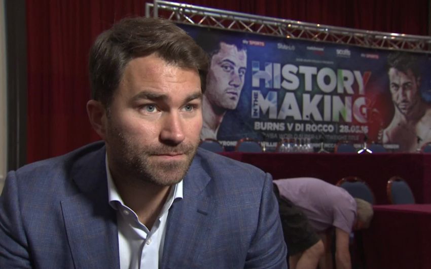 Эдди Хирн расхваливает вечер бокса Джошуа-Руис
