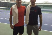 GSP и Рори Макдональд после игры в теннис