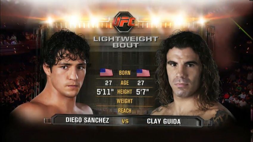 Видео боя Диего Санчес – Клей Гуида UFC The Ultimate Fighter 9 Finale