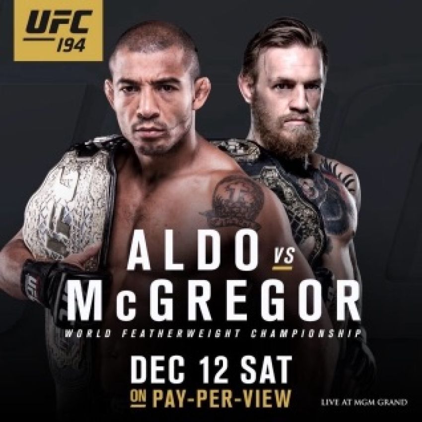 Прямая трансляция взвешивания участников UFC 194: Aldo vs. McGregor