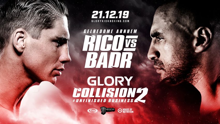 Прямая трансляция Glory Collision 2 и Glory 74: Рико Верховен – Бадр Хари 2