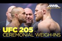 Официальное взвешивание UFC 205