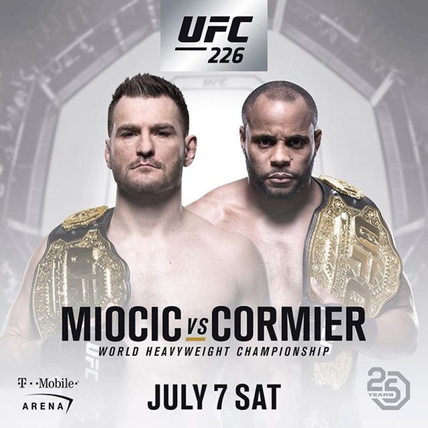 Постер к поединку Стипе Миочич - Даниэль Кормье на UFC 226