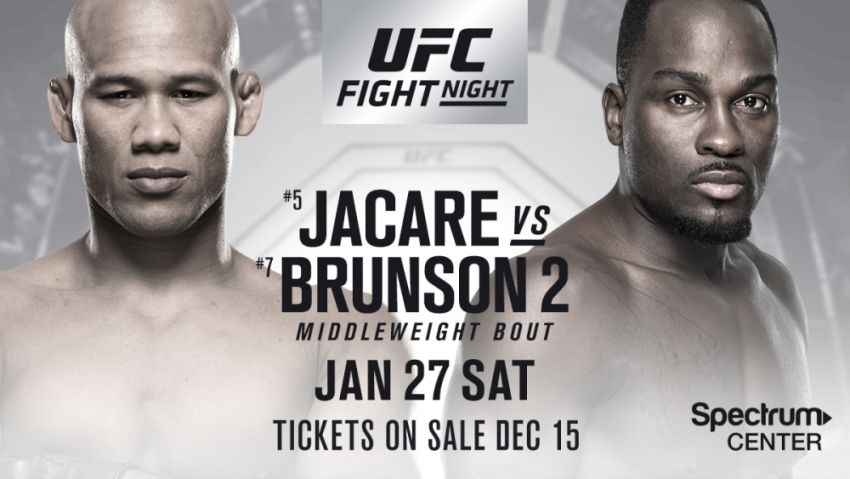 Прямая трансляция UFC on Fox 27: Жакаре - Брансон 2