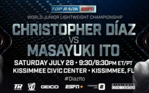 Кристофер Диас против Масаюки Ито встретятся за вакантный пояс WBO