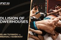 Видео боя Руслан Туяков – Курбанали Исабеков EFC 35