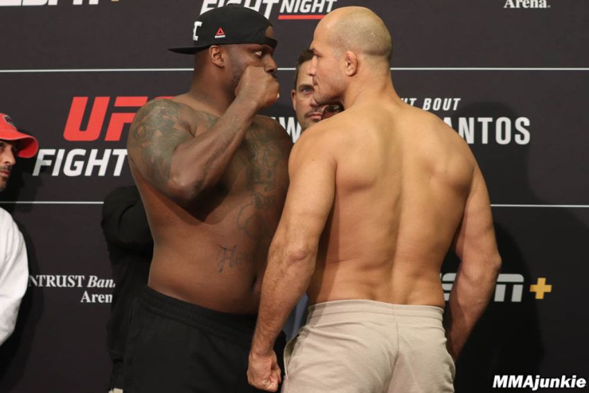 Видео боя Деррик Льюис - Джуниор Дос Сантос UFC Fight Night 146