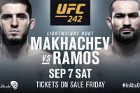 Поединок Ислама Махачева и Дэйви Рамоса официально утвержден на UFC 242