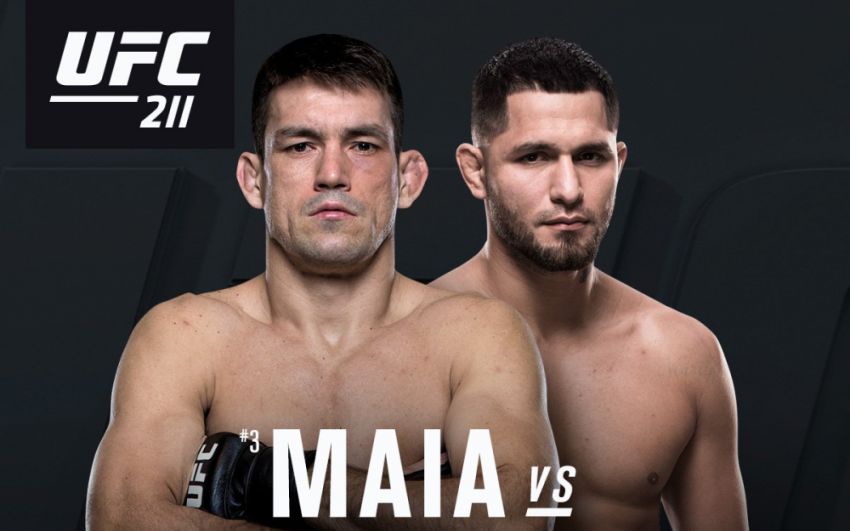 Демиан Майа против Хорхе Масвидала на UFC 211 в Далласе 
