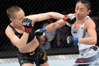 Карла Эспарза победила Роуз Намаюнас и отобрала титул на UFC 274