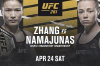 Официально: Вейли Жанг встретится с Роуз Намаюнас на UFC 261