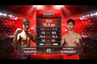 Видео боя Хамрокул Юсупов - Сафарбек Курбанов Fight Nights Global 90