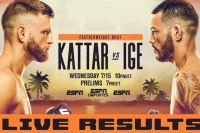 Результаты турнира UFC on ESPN 13: Келвин Каттар - Дэн Иге