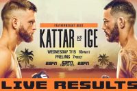 Результаты турнира UFC on ESPN 13: Келвин Каттар - Дэн Иге