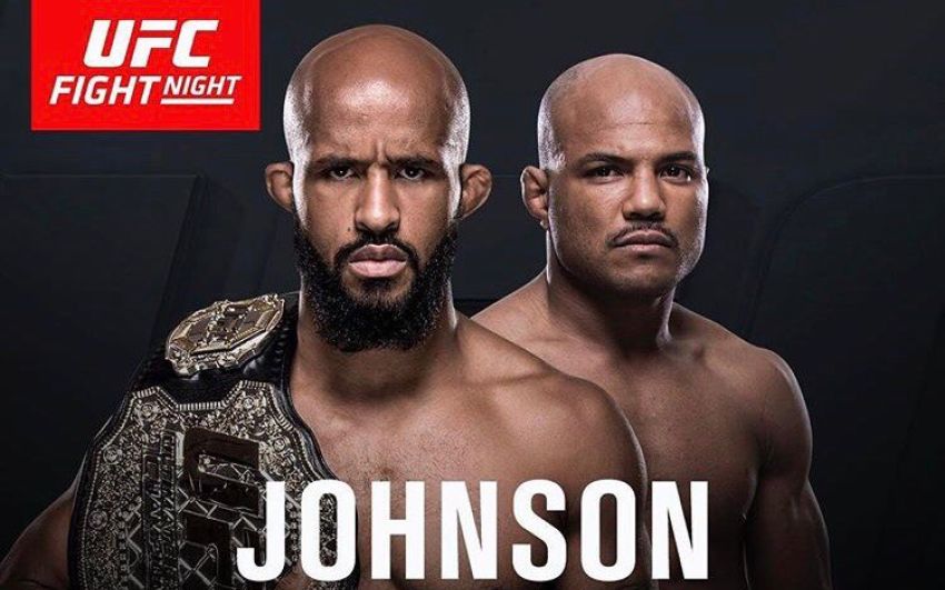 Деметриус Джонсон - Вилсон Рейс и Жакаре Соуза - Роберт Уиттакер на UFC on FOX 24, 15 апреля
