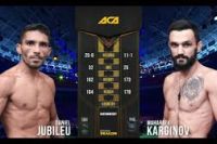 Видео боя Дэниель Джубилеу - Махарбек Каргинов на ACA 98 - Fight Day