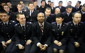 Рой Джонс провел мастер класс для полицейских