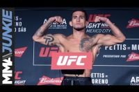 Взвешивание UFC Fight Night 114: Брэндон Морено и Серхио Петтис сделали вес; Алекса Грассо превысила лимит 