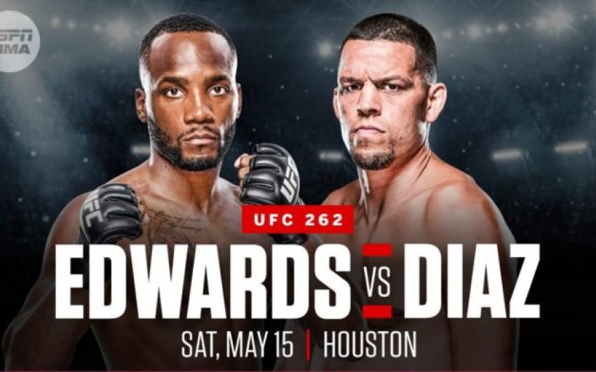 Леон Эдвардс подерется с Нейтом Диасом на UFC 262 в историческом 5-раундовом бою