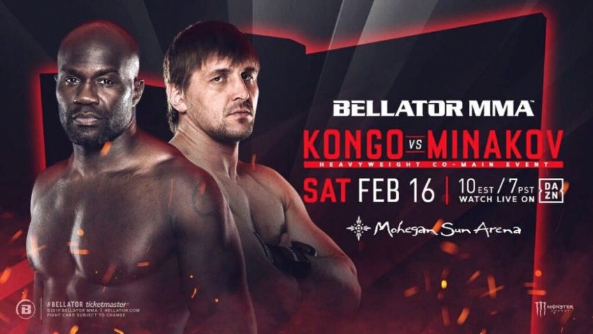 Видео боя Виталий Минаков - Чейк Конго 2 Bellator 216