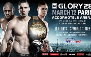 Прямая трансляция турнира GLORY 28 PARIS 
