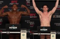 Результаты взвешивания турнира UFC Fight Night 291