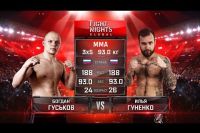 Видео боя Богдан Гуськов - Илья Гуненко FIGHT NIGHTS GLOBAL 69