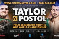 Джош Тейлор встретится с Виктором Постолом за звание официального претендента WBC.