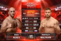 Видео боя Анатолий Малыхин - Бага Агаев Fight Nights Global 91