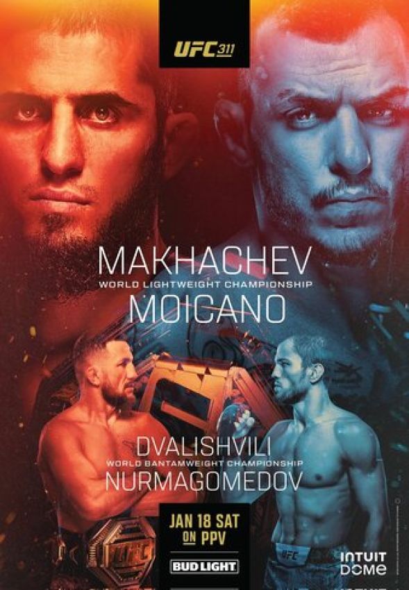 Результаты турнира UFC 311: Махачев – Мойкано, Двалишвили – Нурмагомедов