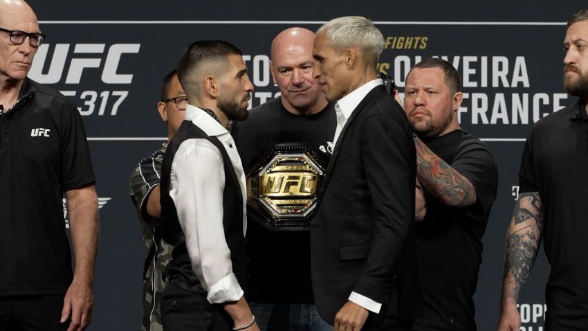 Где смотреть UFC 317 Илия Топурия – Чарльз Оливейра
