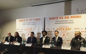 Официально: 16 января, Дэвид Хэй против Марка Де Мори