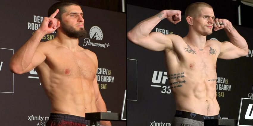 Результаты взвешивания турнира UFC 330