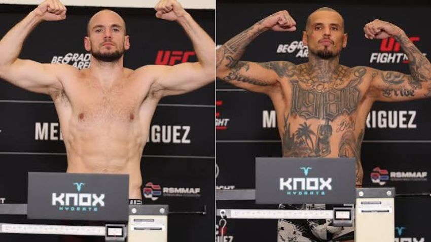 Результаты взвешивания турнира UFC Fight Night 283