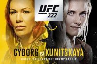 Результаты взвешивания участников турнира UFC 222: Сайборг - Куницкая
