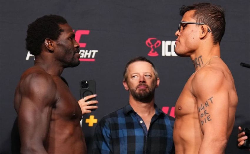Результаты взвешивания участников турнира UFC on ESPN 62