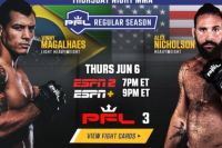 Прямая трансляция PFL 3 2019: Рашид Юсупов - Михаил Мохнаткин, Джаред Рошольт - Денис Гольцов